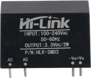 HI-Link HLK-2M03 Power Supply Module AC-DC 220V to 3.3V 600mA Step Down Buck Isolated Intelligent Household Switch Converter (5 PCS)