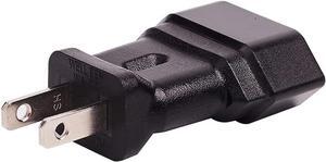 US Outlet Converter 250V US Travel Plug Adapter Universal (EU to US plug adapter-2 holes)