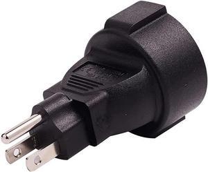 US Outlet Converter 250V US Travel Plug Adapter Universal (EU to US plug adapter-3 holes)