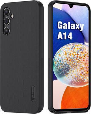 Nillkin for Samsung Galaxy A14 5G Case, Frosted Shield Ultra Thin Phone Case for Samsung A14 Military Grade Shockproof Anti-Scratch & Slip Dual Layer Tough Case for Galaxy A14 case Black