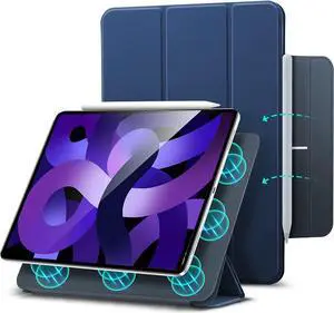 ESR for iPad Air 5th/4th Generation Case (2022/2020), iPad Pro 11 Case (2018), Convenient Magnetic Attachment, Auto Sleep/Wake, iPad Air 5/4 Case 10.9 Inch, Rebound Magnetic Case, Navy Blue