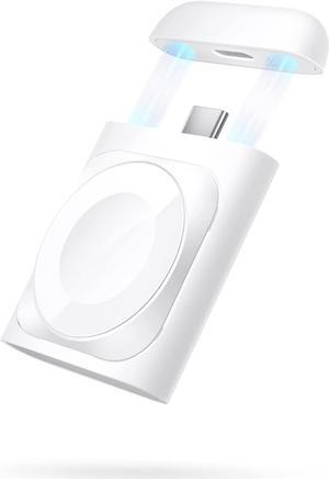 65W 4-in-1 GaN Wireless Charging Station(5-in-1 Stand), Designed for MagSafe Charger Stand, Magnetic Wireless Charger for iPhone 15/14/13, AirPods Pro/3/2, and USB A/C Devices, White