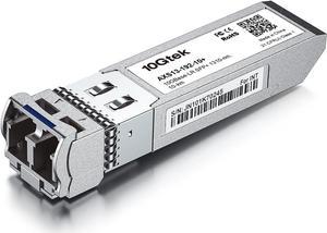 Industrial Grade 10GBase-LR SFP+ Transceiver, 10G 1310nm SMF, up to 10 km, Compatible with  SFP-10G-LR, Meraki MA-SFP-10GB-LR, Ubiquiti UniFi UF-SM-10G, Mikrotik, Fortinet, Netgear and More