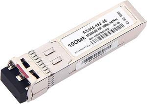 10GBase-ER SFP+ Transceiver, 10G 1550nm SMF, up to 40 km, Compatible with  SFP-10G-ER, Meraki, Ubiquiti UniFi, Mikrotik, Netgear, D-Link, Supermicro, TP-Link, Broadcom, Linksys and More.