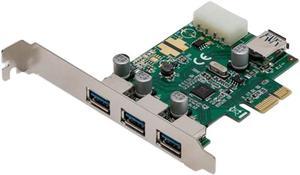 Syba 3 Port USB 3.0 PCI-e Card with 1 Internal USB 3.0 port (SD-PEX20080)