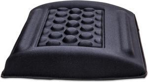 Syba SY-ACC65071 Gel Lumbar Support Cushion with Pressure Points Firmness Designed for Lower Pain Relief-Ideal Back Pillow for Computer/Office Chair, Car Seat, Recliner etc. -Black