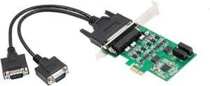 Syba 2 Port DB9 RS-422 / 485 Serial PCI-Express 2.0 x1 Card (SI-PEX15043)