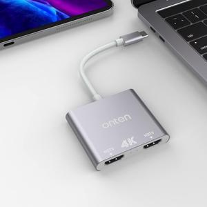 USB C HUB with 3*USB 3.0 and SD/TF Card Reader.USB C to USB A Multi-Function Adapter