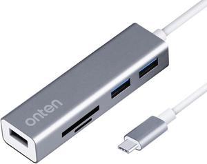 Onten USB-C Docking Station.Laptop,Monitor Stand with Wireless Charging.VGA,4K HDMI Display,USB 3.0,USB-C. for MacBook Pro m1/m2/Dell/Surface/All-in-one Desktop and More USB-C Devices