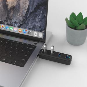 Onten 4 Ports USB 3.0 HUB, USB3.0 to USB-A Adapter.