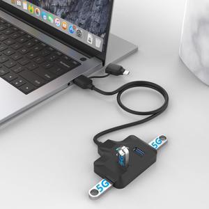 Onten USB 3.0 USB C HUB, USB-A to USB-A Adapter, USB-C to USB-A Adapter