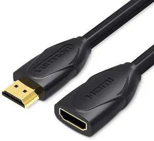 HDMI Extension Cable 15FT 4K 60Hz HDMI Extender Male to Female Cord Compatible with TV  Laptop Xbox Blu-Ray PS5/PS4 Switch