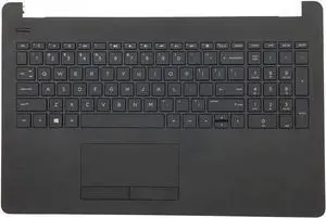 Replacement for HP 15T-BR000 15T-BS 15Z-BW 15-BS 15-BW 15G-BR 15G-BX 15-BS020WM 15.6" Laptop Upper Case Palmrest Keyboard Touchpad Assembly Part 925008-001 AP204000E00