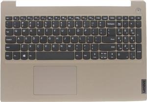 Replacement for Lenovo IdeaPad 3 15IIL05 15IML05 15ADA05 Laptop Upper Case Palmrest Non-Backlit Keyaboard with Touchpad Assembly Part SBB0X77935 5CB0X57656 5CB1D03627 Gold