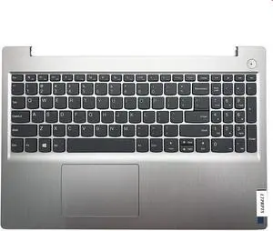 Replacement Laptop Upper Case Palmrest Keyboard Touchpad Assembly Part for Lenovo IdeaPad 3 15IIL05 5ADA05 15IML05 5CB1D03689 Silver - OEM