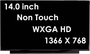 Replacement 14.0" 30 Pin HD LCD Panel Screen Laptop for HP 440 G6 N140BGA-EA4 N140BGA-EB4 NT140WHM-N34 NT140WHM-N51 B140XTN07.2 B140XTN07.3 (Non-Touch)