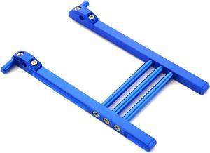 BGNing TX Transmitter Bracket Aluminum Alloy Stand Holder for JR Futaba RC Drone (Blue)