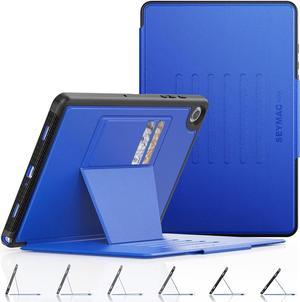 for Galaxy Tab A9+ Plus 5G Tablet Case 11'', Smart Auto Sleep Cover with Magnetic Multi-Angles Stand, Card Slot Case for Galaxy Tab A9 Plus/ A9+ 11'' SM-X210/X216/X218 (Blue)