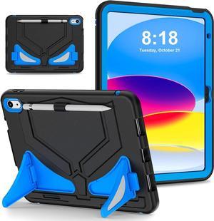 Pad Air 5th/4th Gen 10.9'' (2022/2020),Pad Pro 11'' Case, Crown PU Leather Auto Sleep/Wake Flip Kickstand for Pad Air 4/5, Pad Pro 11'' 1st 2018/2nd 2020/3rd 2021 /4th 2022 (Purple)