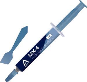 ARCTIC MX-4 (incl. Spatula, 4 g) - Premium Performance Thermal Paste for All Processors (CPU, GPU - PC), Very high Thermal Conductivity, Long Durability, Safe Application, CPU Thermal Paste
