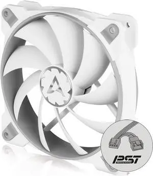 ARCTIC BioniX F120-120 mm Gaming Case Fan with PWM Sharing Technology (PST), Quiet Motor, Computer, 200-1800 RPM - Grey, White