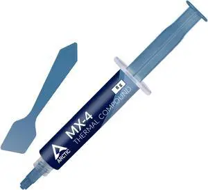 ARCTIC MX-4 (incl. Spatula, 8 g) - Premium Performance Thermal Paste for All Processors (CPU, GPU - PC), Very high Thermal Conductivity, Long Durability, Safe Application, CPU Thermal Paste