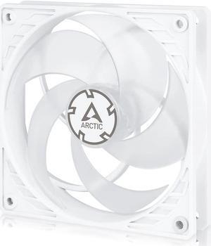 ARCTIC P12 PWM PST - 120 mm Case Fan with PWM Sharing Technology (PST), Pressure-optimised, Quiet Motor, Computer, Fan Speed: 200-1800 RPM - White, Transparent