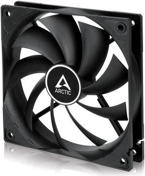 ARCTIC F12 PWM - 120 mm PWM Case Fan, PWM-Signal regulates Fan Speed, Very Quiet Motor, Computer, Fan Speed: 230-1350 RPM - Black