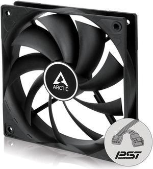 ARCTIC F12 PWM PST - 120 mm PWM PST Case Fan with PWM Sharing Technology (PST), Quiet Motor, Computer, Fan Speed: 230-1350 RPM - Black