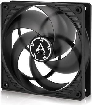 ARCTIC P12 PWM - 120 mm Case Fan with PWM, Pressure-optimised, Quiet Motor, Computer, Fan Speed: 200-1800 RPM - Black, Transparent