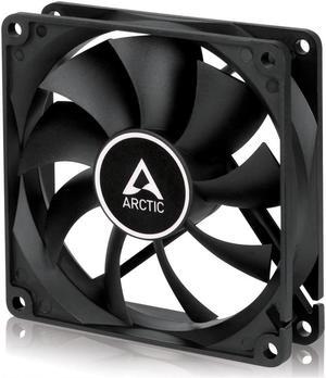 ARCTIC F9-92 mm Standard Case Fan, Quiet Motor, Computer, Push- or Pull Configuration, Fan Speed: 1800 RPM - Black