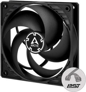 ARCTIC P12 PWM PST CO - 120 mm Case Fan, PWM Sharing Technology (PST), Pressure-optimised, Dual Ball Bearing for Continuous Operation, Computer, 200-1800 RPM (0 RPM <5%)