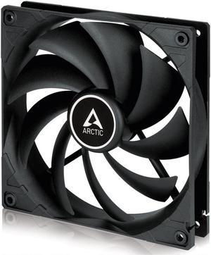 ARCTIC F14-140 mm Case Fan, Quiet Motor, Computer, Low Noise, Fan Speed: 1350 RPM - Black