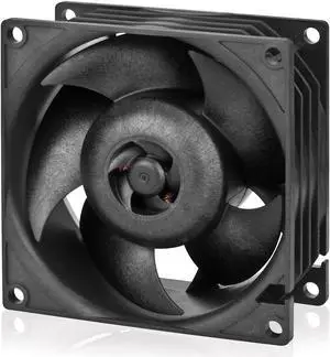 ARCTIC S8038-10K - Fan, 80x80x38 mm, 500-10000 RPM, PWM Regulated, 4-pin Connector, 12 V DC, Black