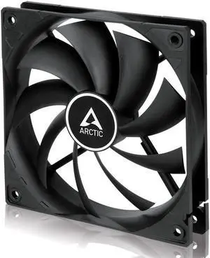 ARCTIC F12 TC - 120 mm Case Fan with Temperature Control, Quiet Motor, Computer, Fan Speed: 300-1350 RPM - Black