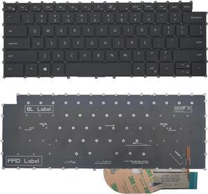 Replacement Backlit Keyboard for D-ELL XPS 15 9500 P91F 9510 9520,XPS 17 9700 P92F 9710,Precision 5550 5560 5750 5760 Series Laptop US Layout