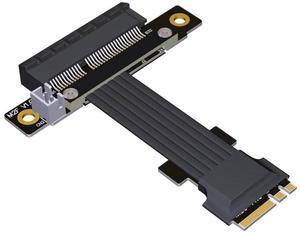 Oculink(SFF-8611/SFF-8612) to PCI Express x16 eGPU Adapter for GPD Win Max2 External Graphics Card & SSD (F9G-BK7+F9934-25cm)