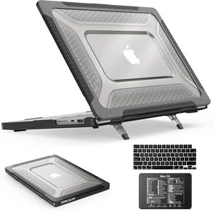 Case for MacBook Pro 16 inch, Shock-Absorbing Protection with Folding Stand &Mouse Pad Case for MacBook Pro 16 inch, Black Case for MacBook Pro 16 inch, Shock-Absorbing Protection with Folding Stand &Mouse Pad Case for MacBook Pro 16 inch, Black
