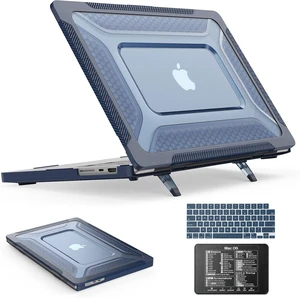 Case for MacBook Pro 16 inch, Shock-Absorbing Protection with Folding Stand &Mouse Pad Case for MacBook Pro 16 inch, Blue Case for MacBook Pro 16 inch, Shock-Absorbing Protection with Folding Stand &Mouse Pad Case for MacBook Pro 16 inch, Blue