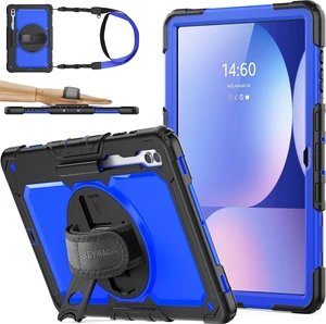 Case for SAM-SUNG Galaxy Tab S10 Ultra / S9 Ultra Tablet Case 14.6'' Protective with Screen Protector, Pen Holder, 360 Rotate Stand, Hand Strap, Shoulder Strap, Blue1 Case for SAM-SUNG Galaxy Tab S10 Ultra / S9 Ultra Tablet Case 14.6'' Protective with Screen Protector, Pen Holder, 360 Rotate Stand, Hand Strap, Shoulder Strap, Blue1