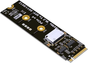 ADT-Link PCIe 5.0 M.2 NVMe to OCuLink SFF-8612 Female 4i Host Adapter with ReDriver(F4Q(Gen5)) ADT-Link PCIe 5.0 M.2 NVMe to OCuLink SFF-8612 Female 4i Host Adapter with ReDriver(F4Q(Gen5))