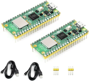 (2PCS) Pico 2 W with Soldered Header Compatible with Raspberry Pi Pico 2 W (2PCS) Pico 2 W with Soldered Header Compatible with Raspberry Pi Pico 2 W
