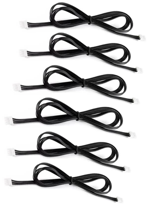 (6PCS) 5264-3PIN Servo Cable (6PCS), for ST/SC/CF Servos, 900MM / 90CM Length (6PCS) 5264-3PIN Servo Cable (6PCS), for ST/SC/CF Servos, 900MM / 90CM Length
