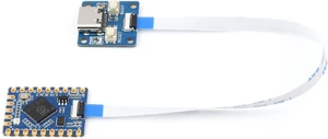 Waveshare RP2040-Tiny Development Board, Raspberry Pi Microcontroller Development Board, Based On Official RP2040 Dual Core Processor, with USB Port Adapter Waveshare RP2040-Tiny Development Board, Raspberry Pi Microcontroller Development Board, Based On Official RP2040 Dual Core Processor, with USB Port Adapter