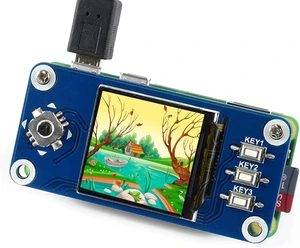 1.3inch IPS LCD Display HAT Compatible with Raspberry Pi 5/ 4B/3B+/3B//A+/Zero W/WH/Zero 2 W/Pico/Pico 2W, etc. 240 x 240 Pixels, SPI Interface, with Embedded Controller 1.3inch IPS LCD Display HAT Compatible with Raspberry Pi 5/ 4B/3B+/3B//A+/Zero W/WH/Zero 2 W/Pico/Pico 2W, etc. 240 x 240 Pixels, SPI Interface, with Embedded Controller