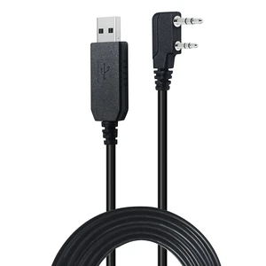 DTECH USB Programming Cable with FTDI Chip for BaoFeng UV-5R BF-F8H-P UV-82H-P UV-82 BF-888S H777 TH Series K1 Kenwood 2 Pin Connector Two Way Ham Radio Cord 3ft DTECH USB Programming Cable with FTDI Chip for BaoFeng UV-5R BF-F8H-P UV-82H-P UV-82 BF-888S H777 TH Series K1 Kenwood 2 Pin Connector Two Way Ham Radio Cord 3ft