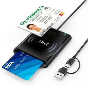 Smart Card Reader with NFC, CAC Reader for DOD Military Common Access Smart Card Reader with NFC, CAC Reader for DOD Military Common Access