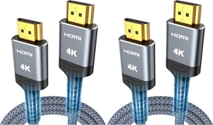 HDMI Cable 3.3 ft, 4K Ultra High Speed HDMI to HDMI Cord (Pack of 2) HDMI Cable 3.3 ft, 4K Ultra High Speed HDMI to HDMI Cord (Pack of 2)