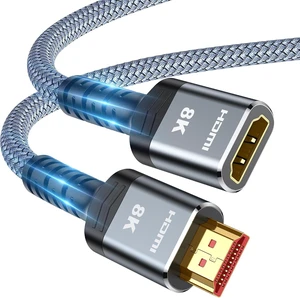 8K 4K HDMI Extender Cable, Short HDMI Extension Cable 2.1 4K@30Hz/ 60Hz/ 120Hz, Ultra high Speed HDMI Adapter Male to Female Compatible with PS5 Roku Stick Blu Ray Player HDTV Laptop 5FT 8K 4K HDMI Extender Cable, Short HDMI Extension Cable 2.1 4K@30Hz/ 60Hz/ 120Hz, Ultra high Speed HDMI Adapter Male to Female Compatible with PS5 Roku Stick Blu Ray Player HDTV Laptop 5FT