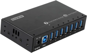 7 Port Super Speed USB Data and Charging Hub,12V 3A Powered with Mouting Bracket,Metal Casing 7 Port Super Speed USB Data and Charging Hub,12V 3A Powered with Mouting Bracket,Metal Casing